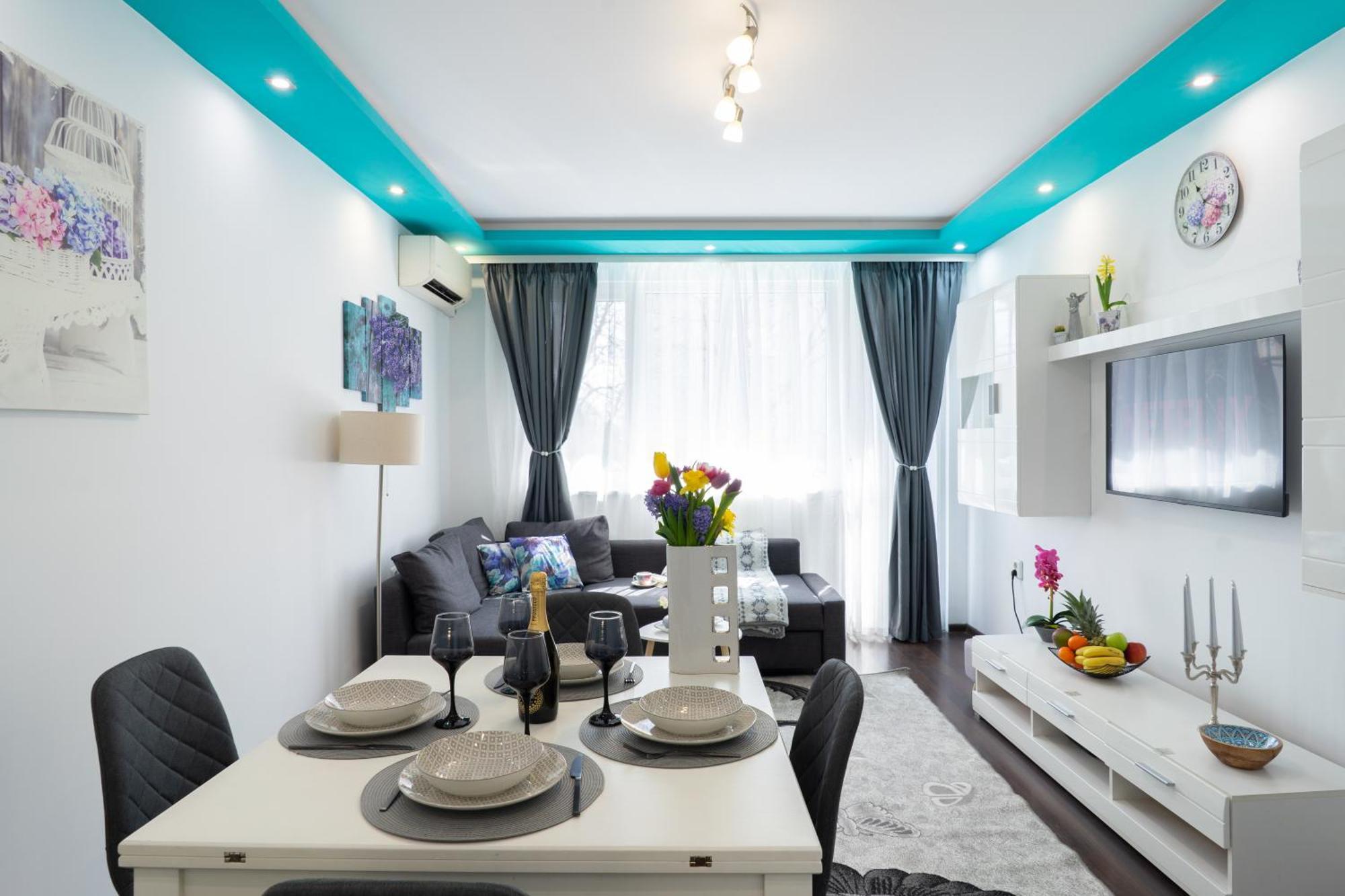 Luxury 2 Bedroom Apartment In Central Varna Esterno foto